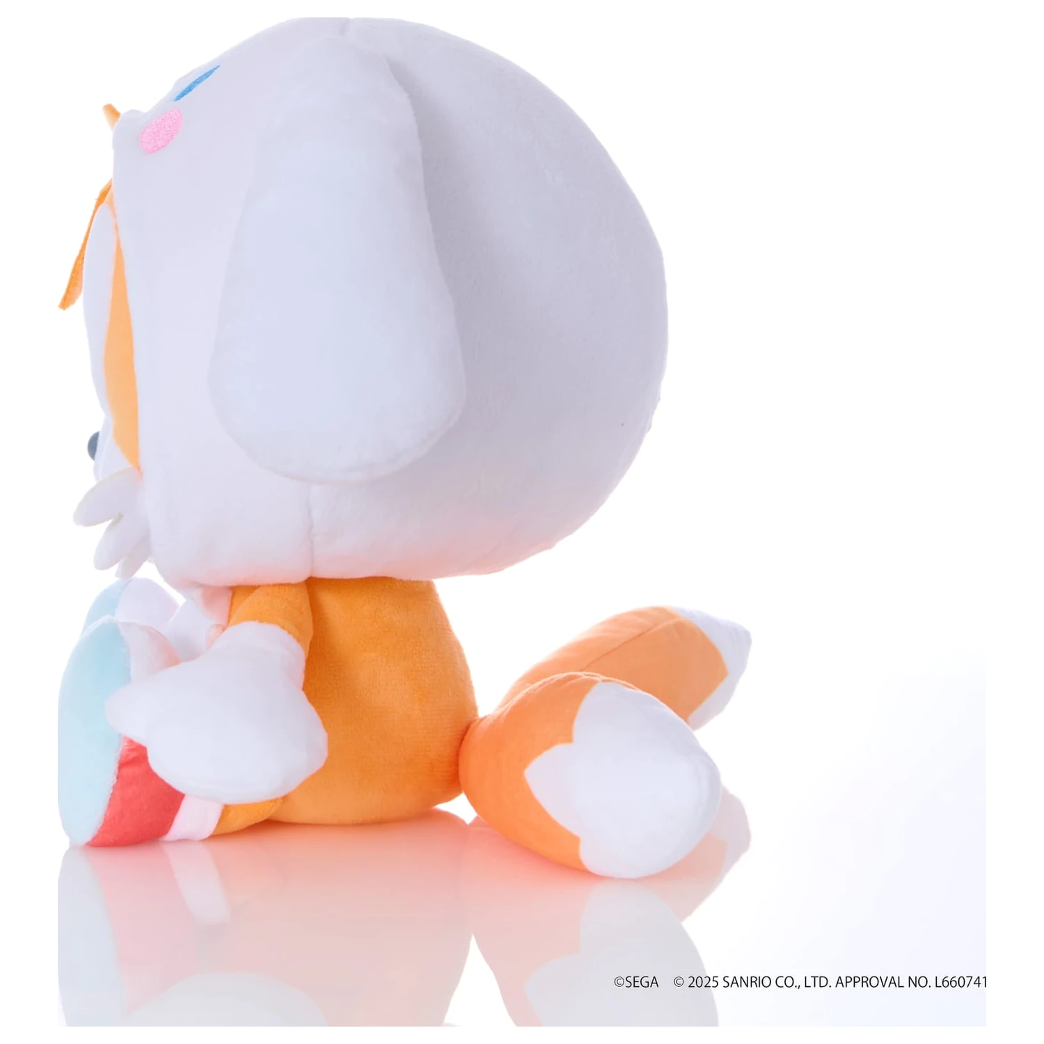 Sonic & Friends x Sanrio Tails x Cinnamoroll plišasta igrača 24cm fotografija izdelka