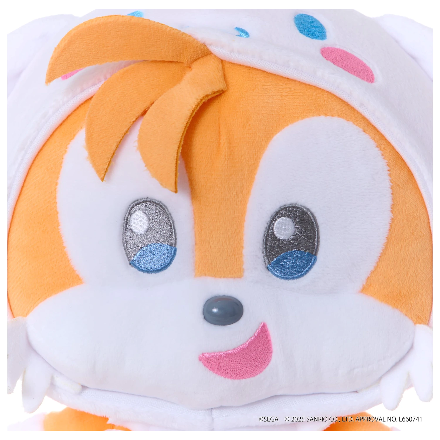 Sonic & Friends x Sanrio Tails x Cinnamoroll plišasta igrača 24cm fotografija izdelka