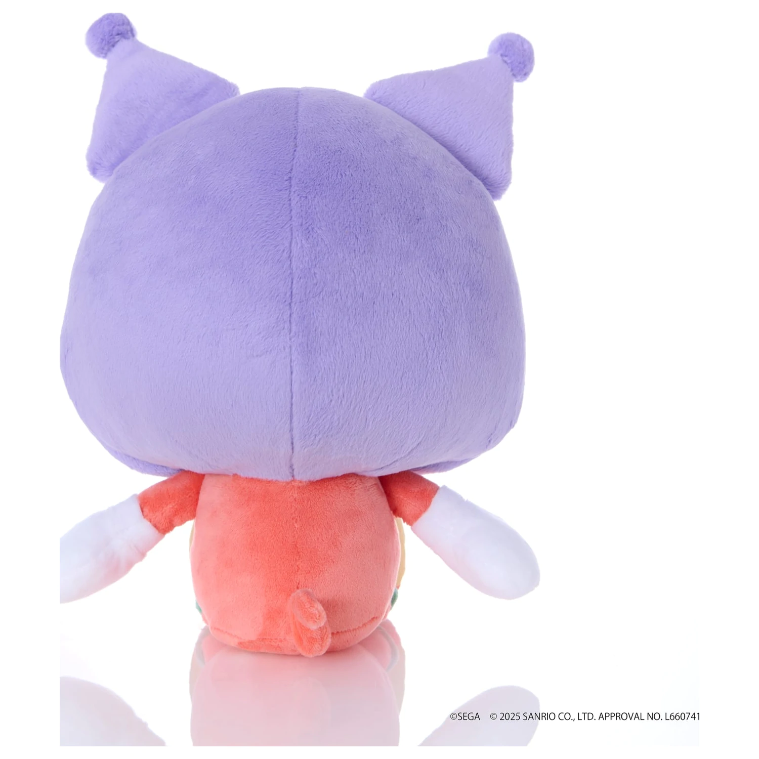 SONIC & FRIENDSX SANRIO Knuckles X Kuromi plišasta igrača 24cm fotografija izdelka