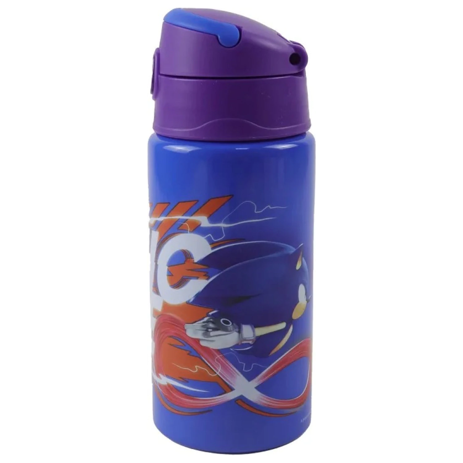 Sonic Get Me aluminijasta steklenica s slamico in obešalnikom 500 ml fotografija izdelka