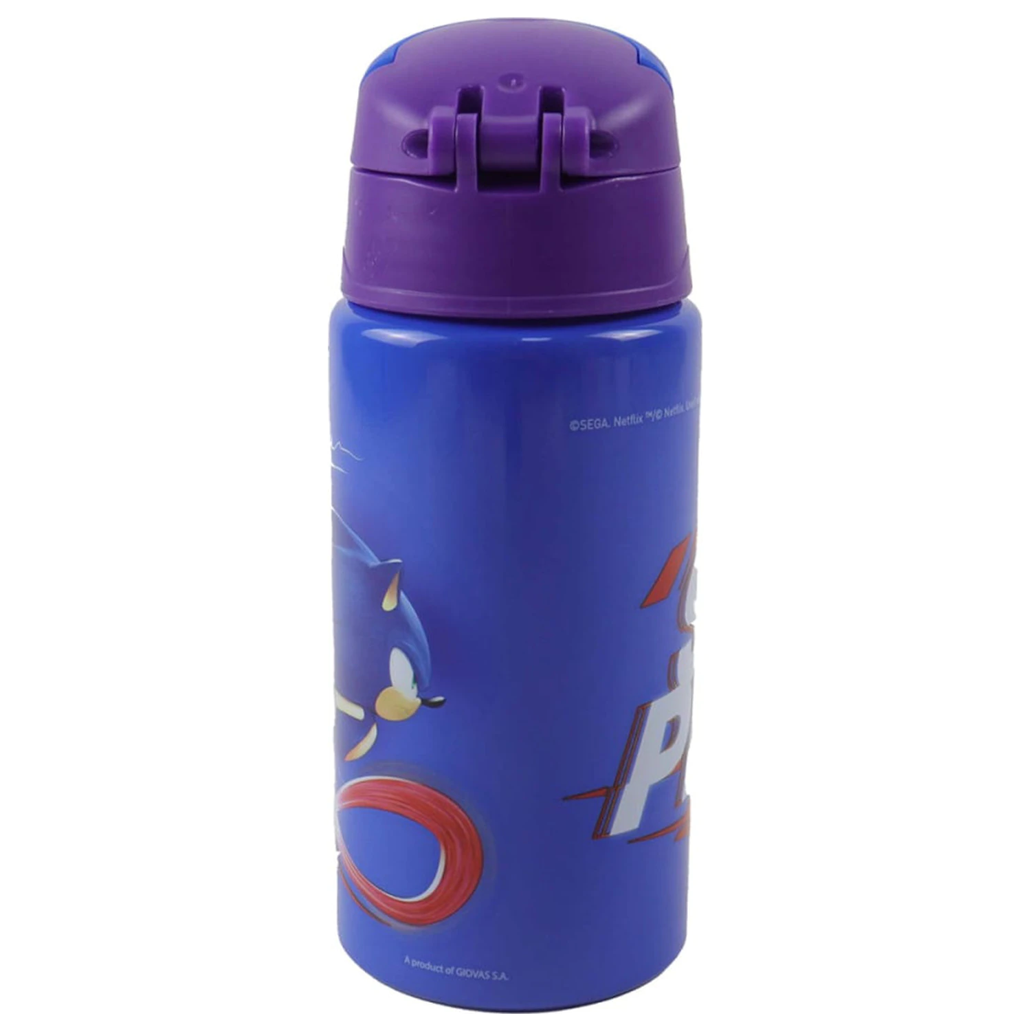 Sonic Get Me aluminijasta steklenica s slamico in obešalnikom 500 ml fotografija izdelka