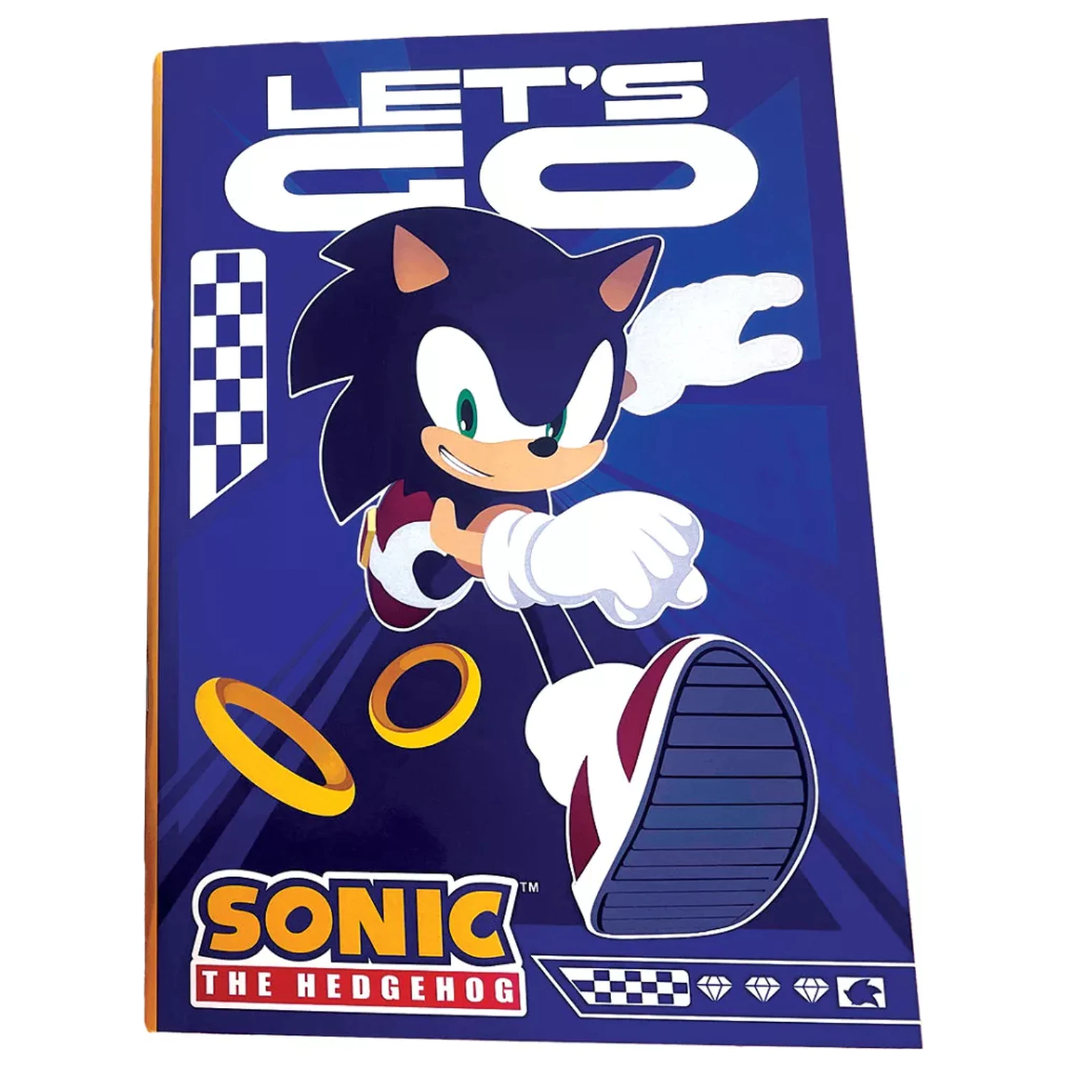 Sonic Let's Go B/5 črtasti zvezek, 40 strani fotografija izdelka