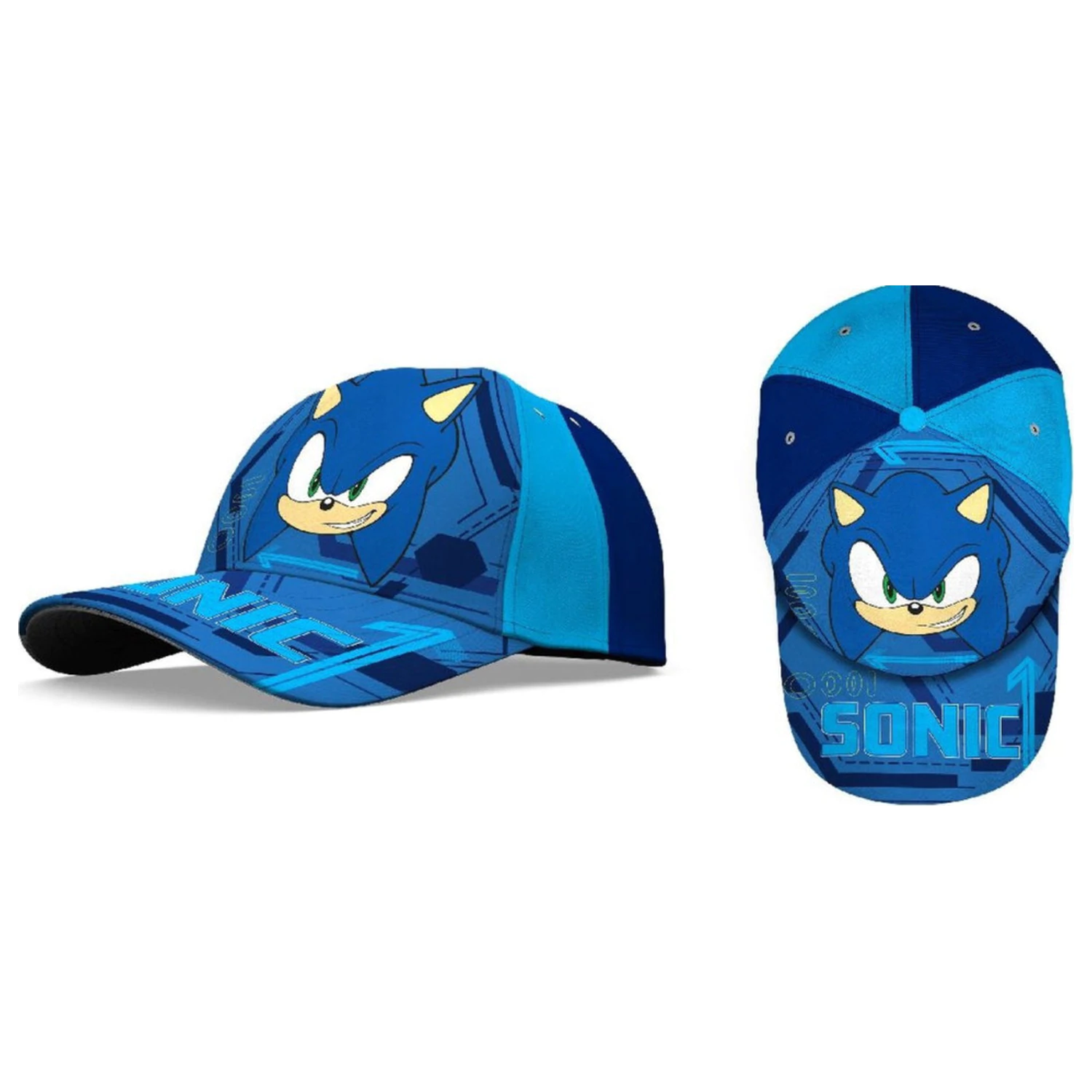 Sonic Prime modra otroška baseball kapa 52 cm fotografija izdelka