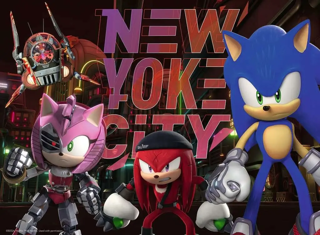 Sonic Prime otroška sestavljanka XXL New York City (300 kosov) fotografija izdelka