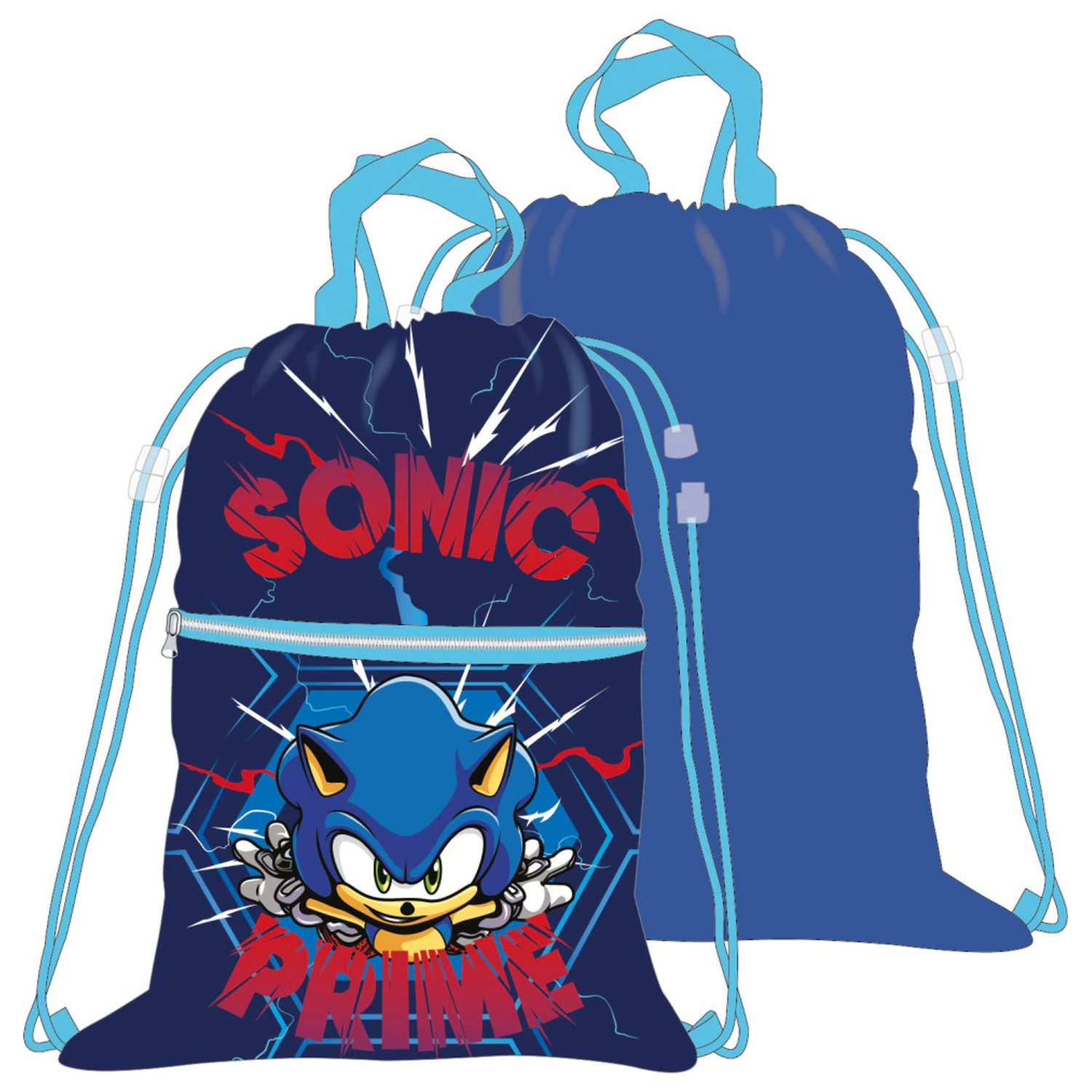 Sonic Prime Deluxe športna torba, torba za telovadnico 45 cm fotografija izdelka