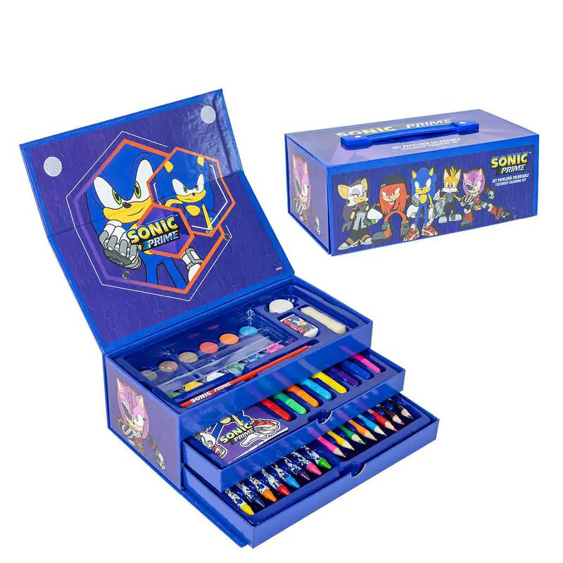 Sonic Prime barvni etui za pisalne potrebščine fotografija izdelka