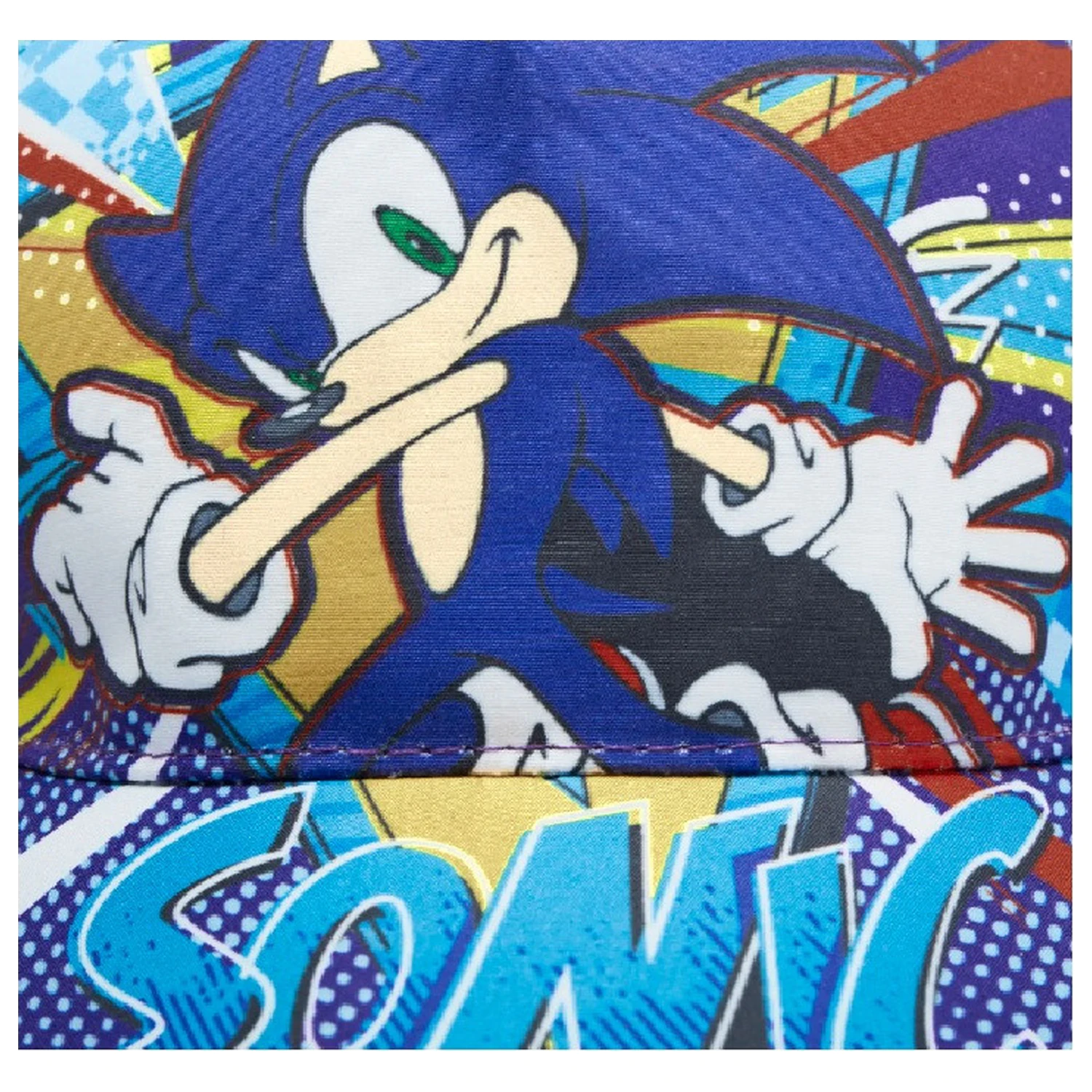 Sonic Ring Runner Blue otroška bejzbolska kapa 52 cm fotografija izdelka