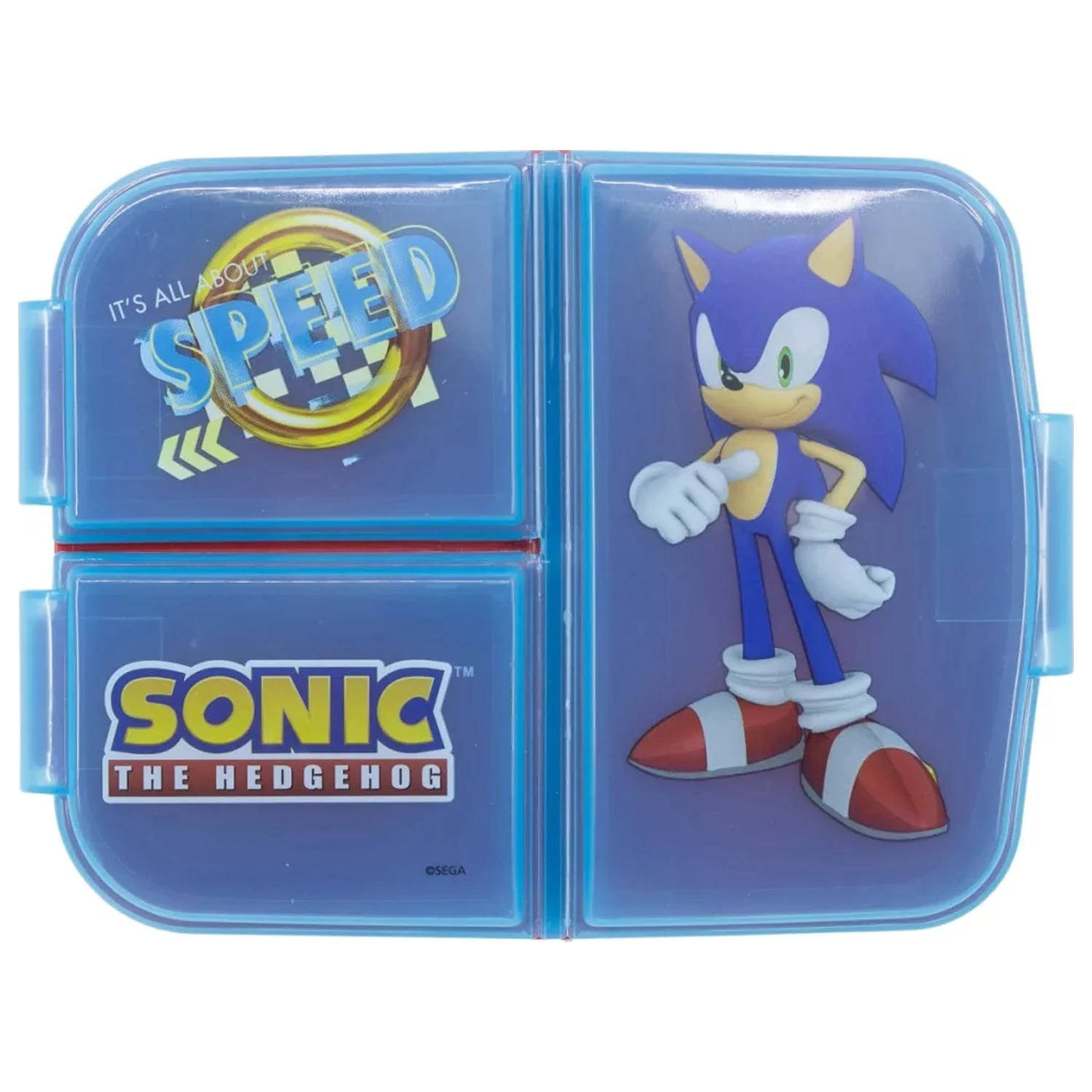 Sonic Speed večprekatna škatla za malico, škatla za sendviče fotografija izdelka