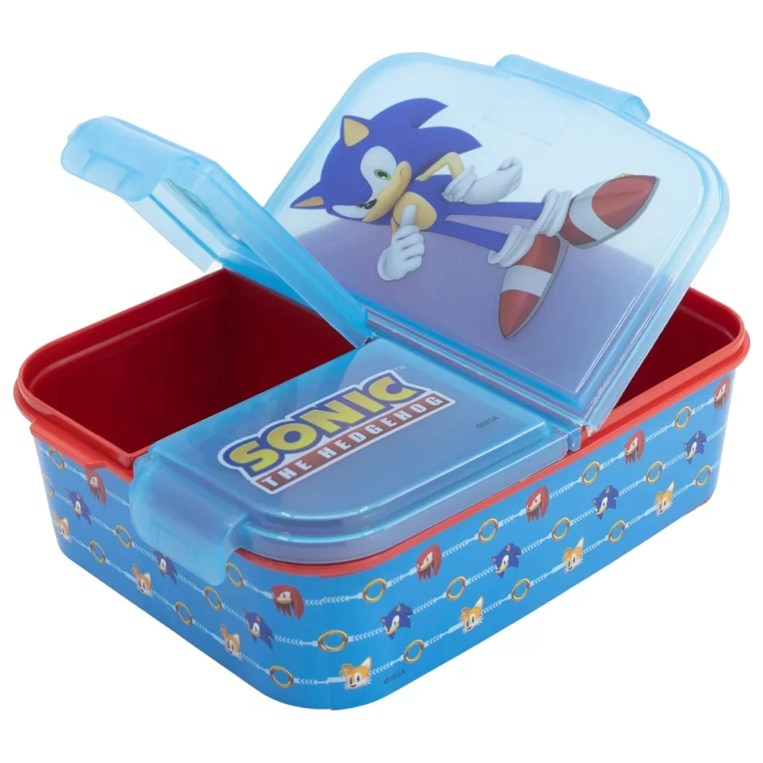 Sonic Speed večprekatna škatla za malico, škatla za sendviče fotografija izdelka