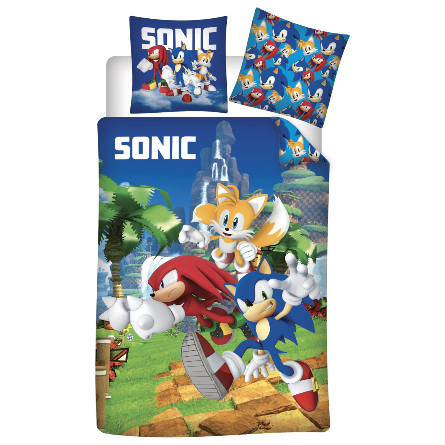 Sonic Speedy Dreams otroška prevleka za odejo za predšolske otroke fotografija izdelka