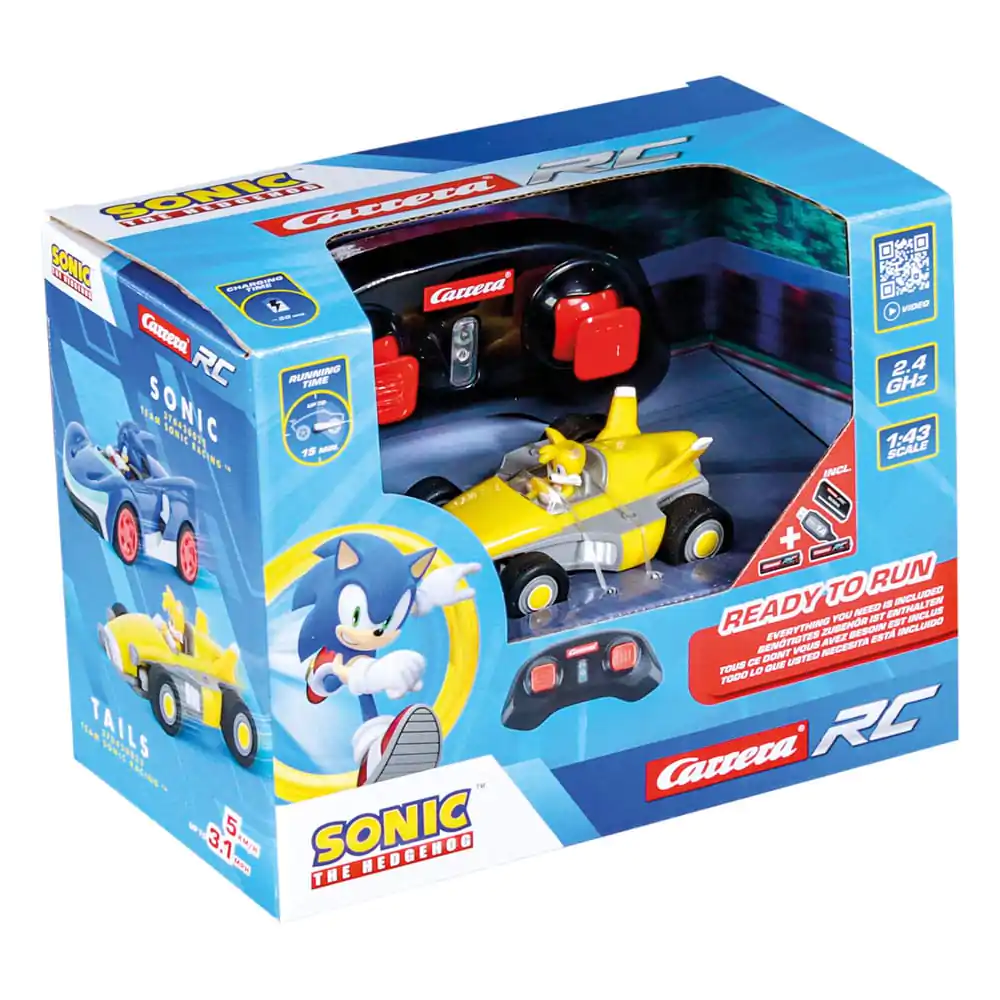 Sonic the Hedgehog RC daljinsko voden avto 1/43 2.4GHz Mini Tails fotografija izdelka