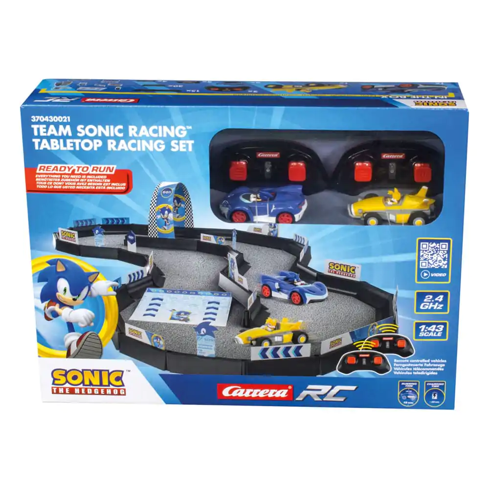 Sonic the Hedgehog RC daljinsko voden avto 1/43 2.4GHz namizni dirkalni set fotografija izdelka