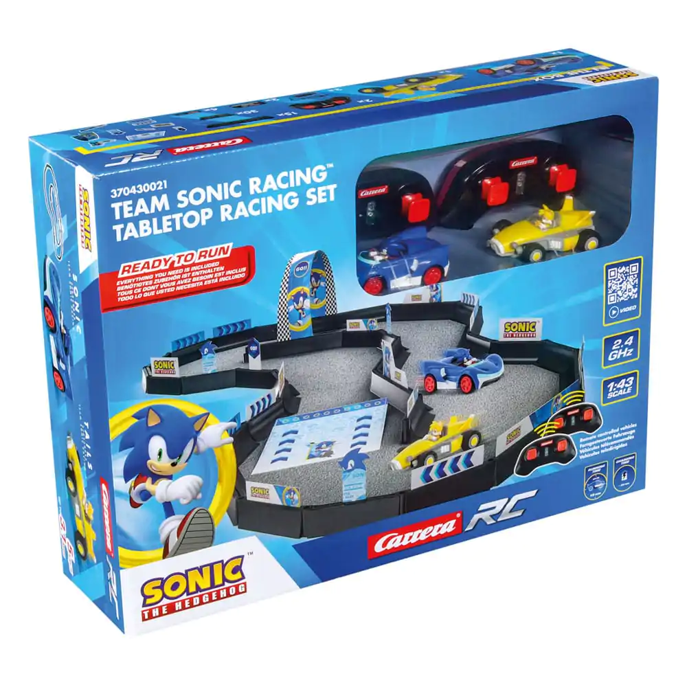 Sonic the Hedgehog RC daljinsko voden avto 1/43 2.4GHz namizni dirkalni set fotografija izdelka