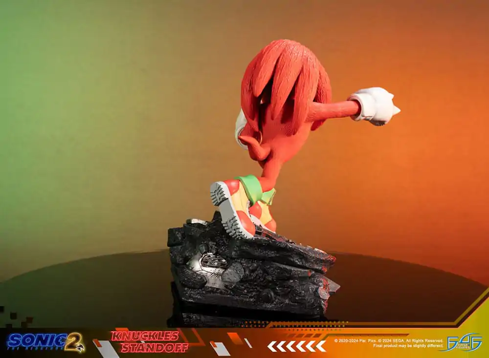 Sonic the Hedgehog 2 Statue Knuckles Standoff 30 cm Kip fotografija izdelka