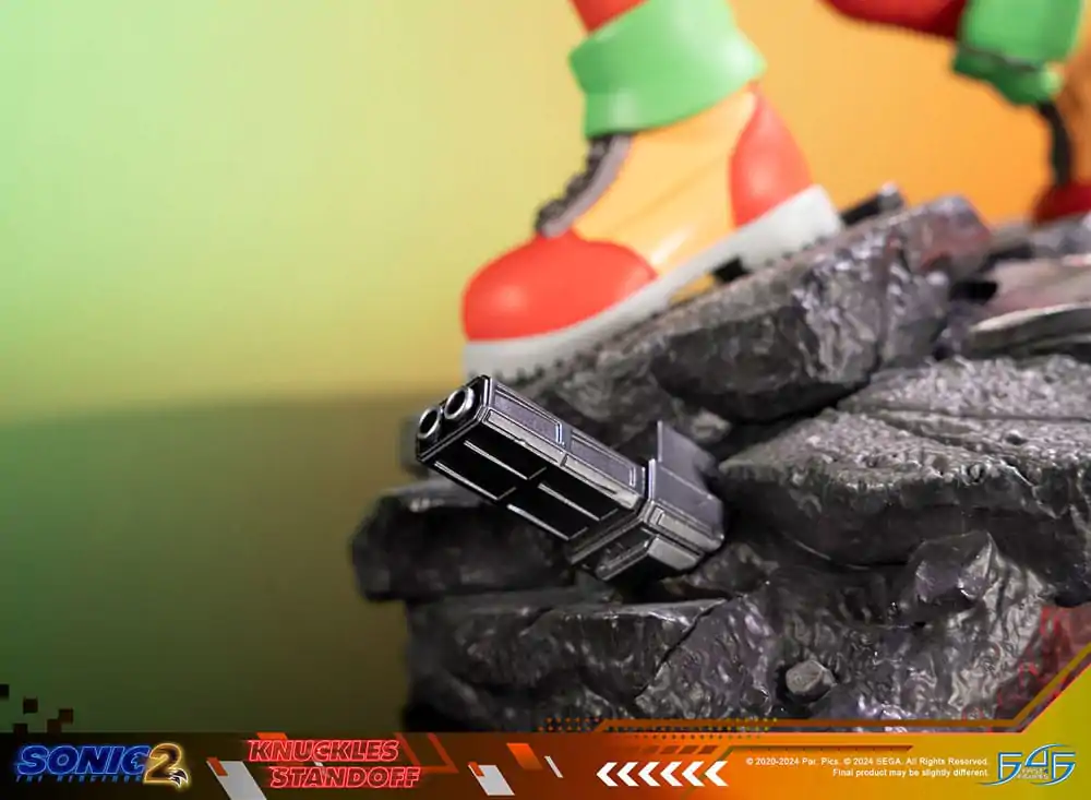 Sonic the Hedgehog 2 Statue Knuckles Standoff 30 cm Kip fotografija izdelka