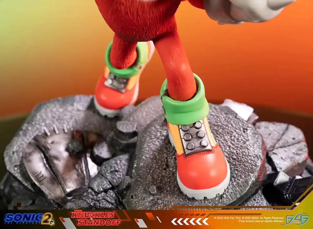 Sonic the Hedgehog 2 Statue Knuckles Standoff 30 cm Kip fotografija izdelka