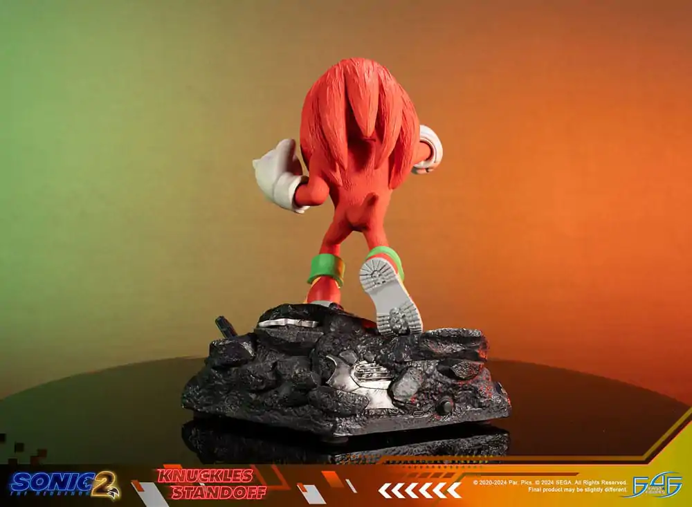 Sonic the Hedgehog 2 Statue Knuckles Standoff 30 cm Kip fotografija izdelka