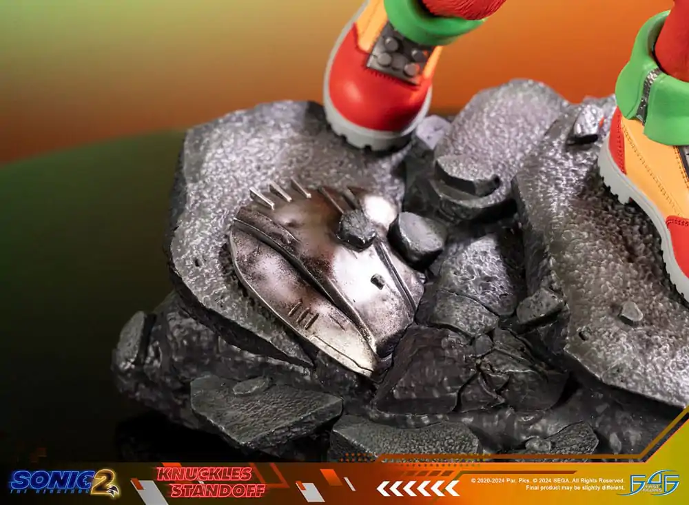 Sonic the Hedgehog 2 Statue Knuckles Standoff 30 cm Kip fotografija izdelka