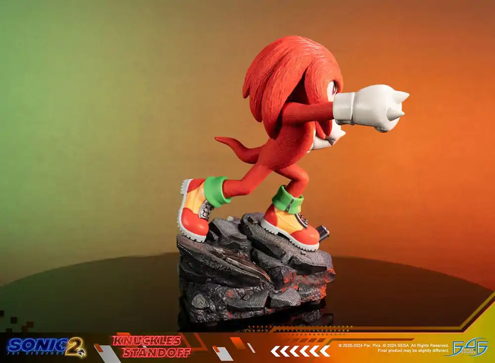 Sonic the Hedgehog 2 Statue Knuckles Standoff 30 cm Kip fotografija izdelka