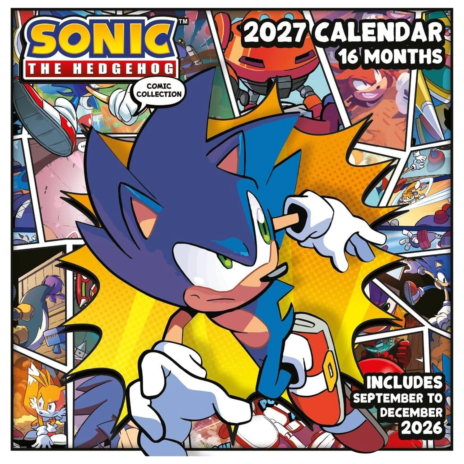 Sonic the Hedgehog (2027) stenski koledar fotografija izdelka