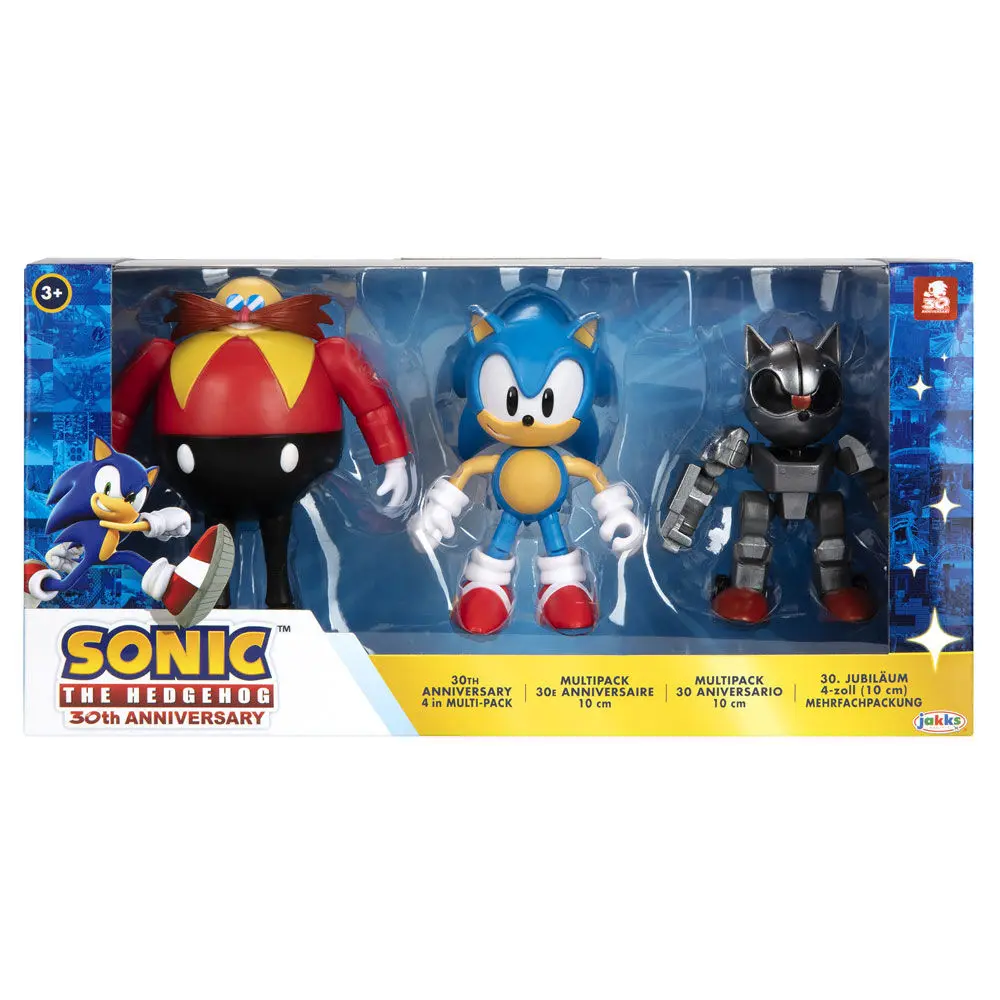 Sonic The Hedgehog 30Th Anniversary paket 3 figure 10 cm fotografija izdelka