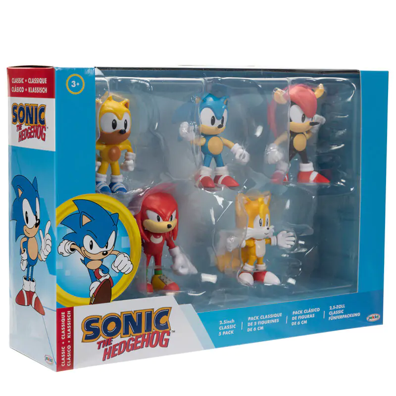 Sonic the Hedgehog paket 5 figuric 6 cm fotografija izdelka