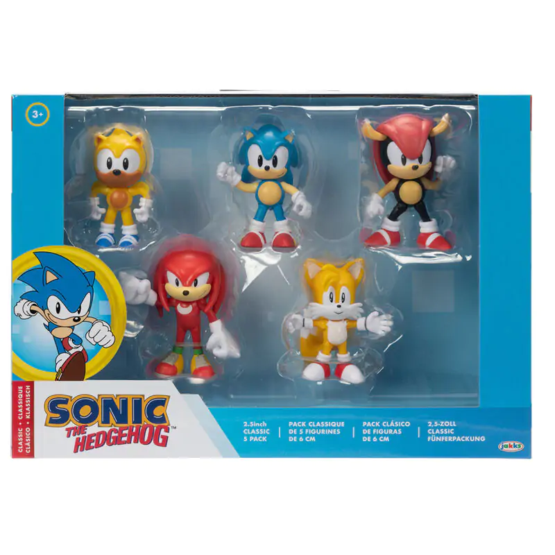 Sonic the Hedgehog paket 5 figuric 6 cm fotografija izdelka