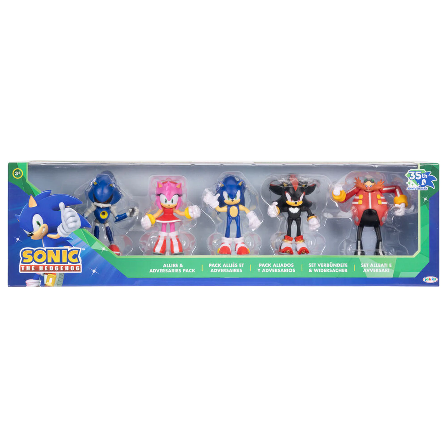 Sonic The Hedgehog paket 5 figuric 6 cm fotografija izdelka