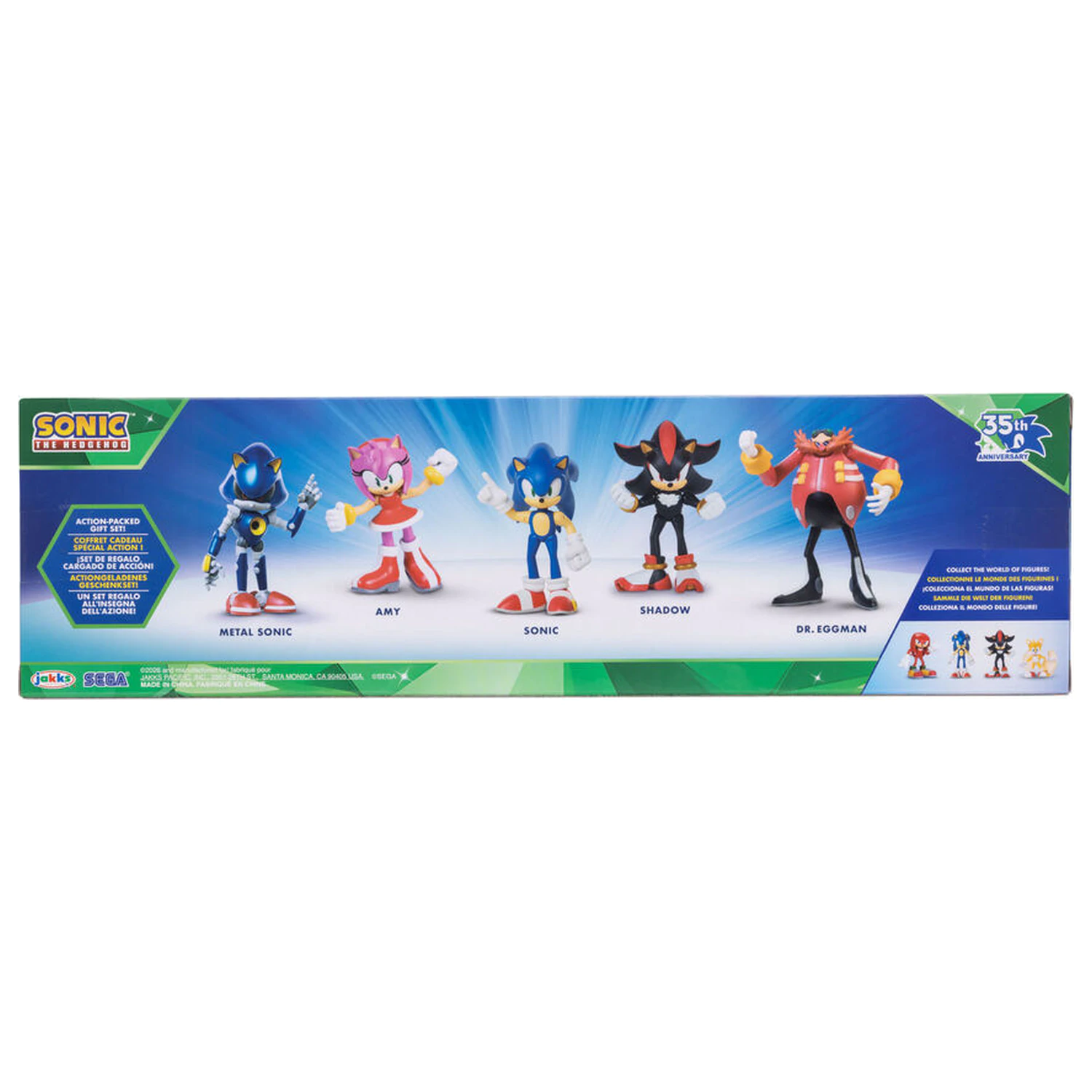 Sonic The Hedgehog paket 5 figuric 6 cm fotografija izdelka