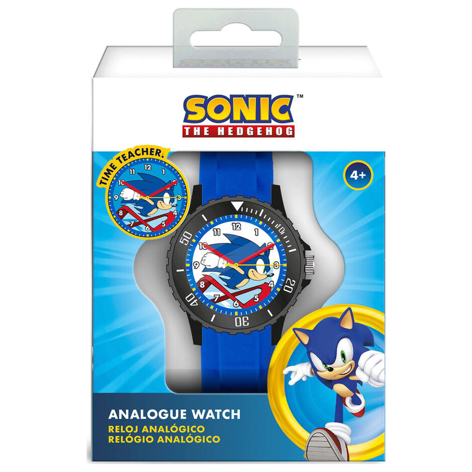 Sonic the Hedgehog analogna ura fotografija izdelka