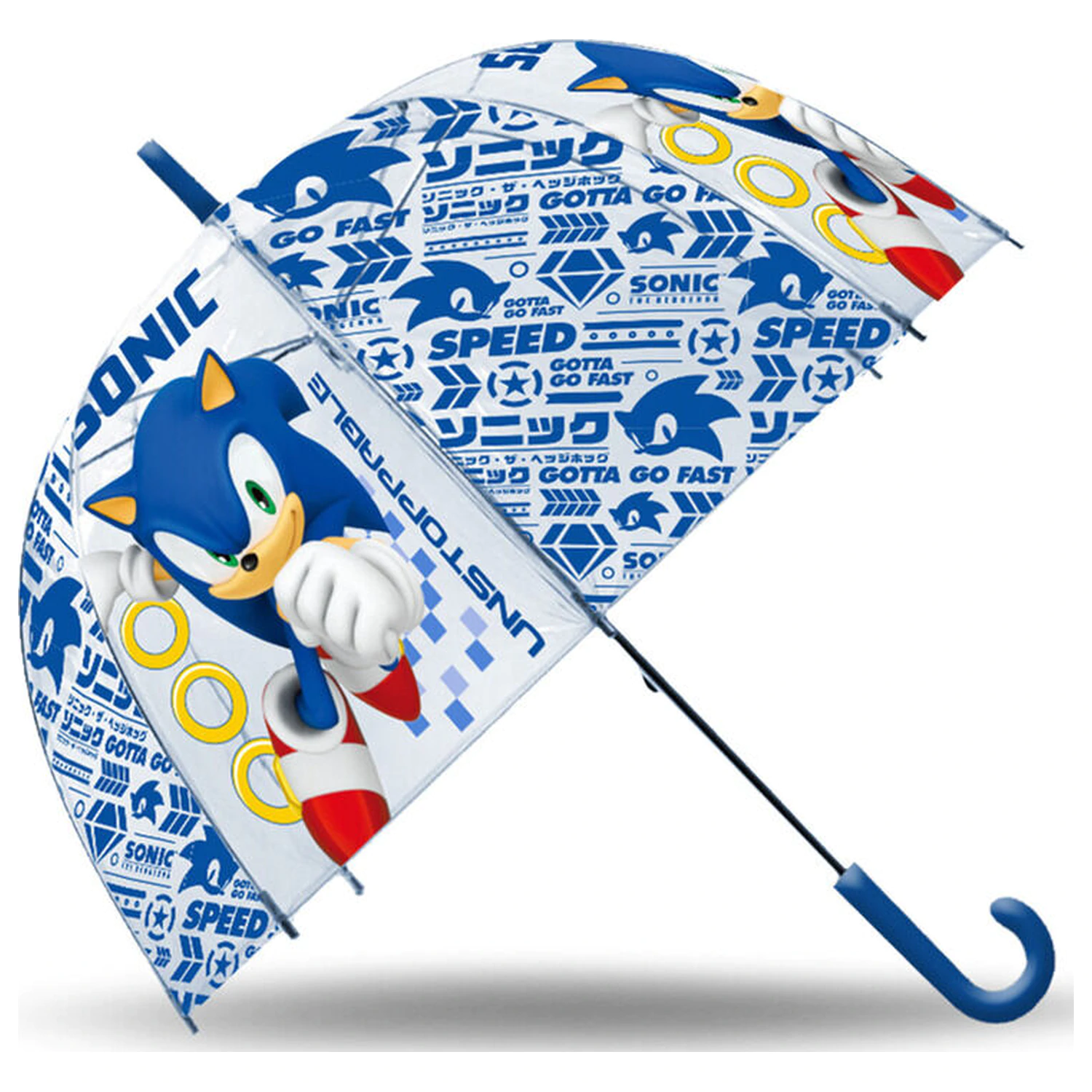 Sonic the Hedgehog prozoren dežnik fotografija izdelka