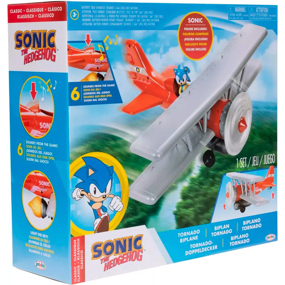 Sonic - The Hedgehog Mini Figure Igralni set Biplane 6 cm fotografija izdelka