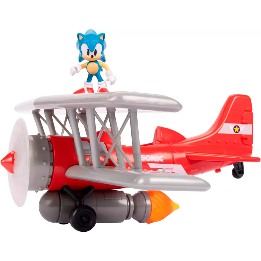 Sonic - The Hedgehog Mini Figure Igralni set Biplane 6 cm fotografija izdelka