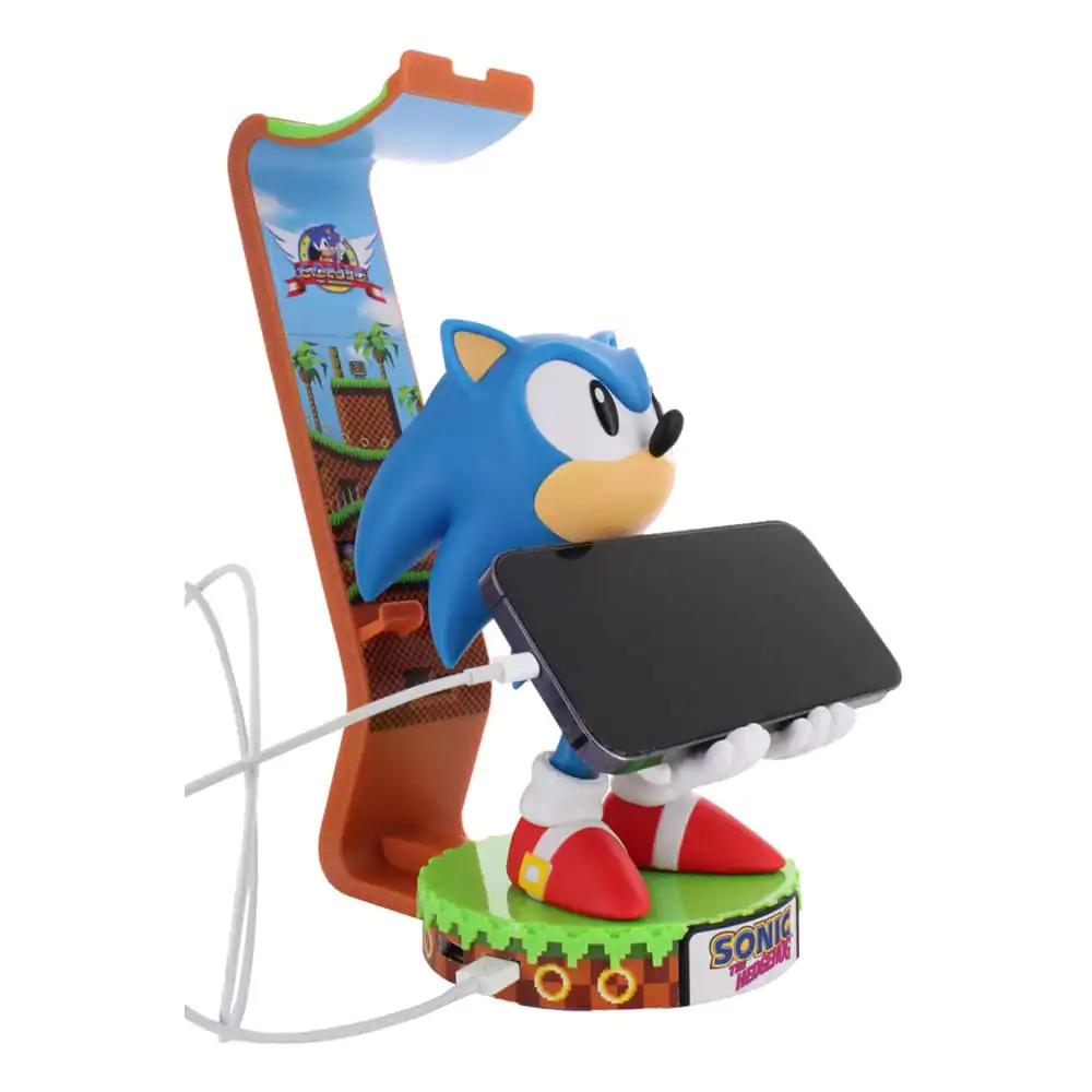 Sonic The Hedgehog stojalo za kable Cable Guy Deluxe Sonic 20 cm fotografija izdelka