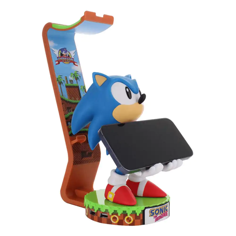 Sonic The Hedgehog stojalo za kable Cable Guy Deluxe Sonic 20 cm fotografija izdelka