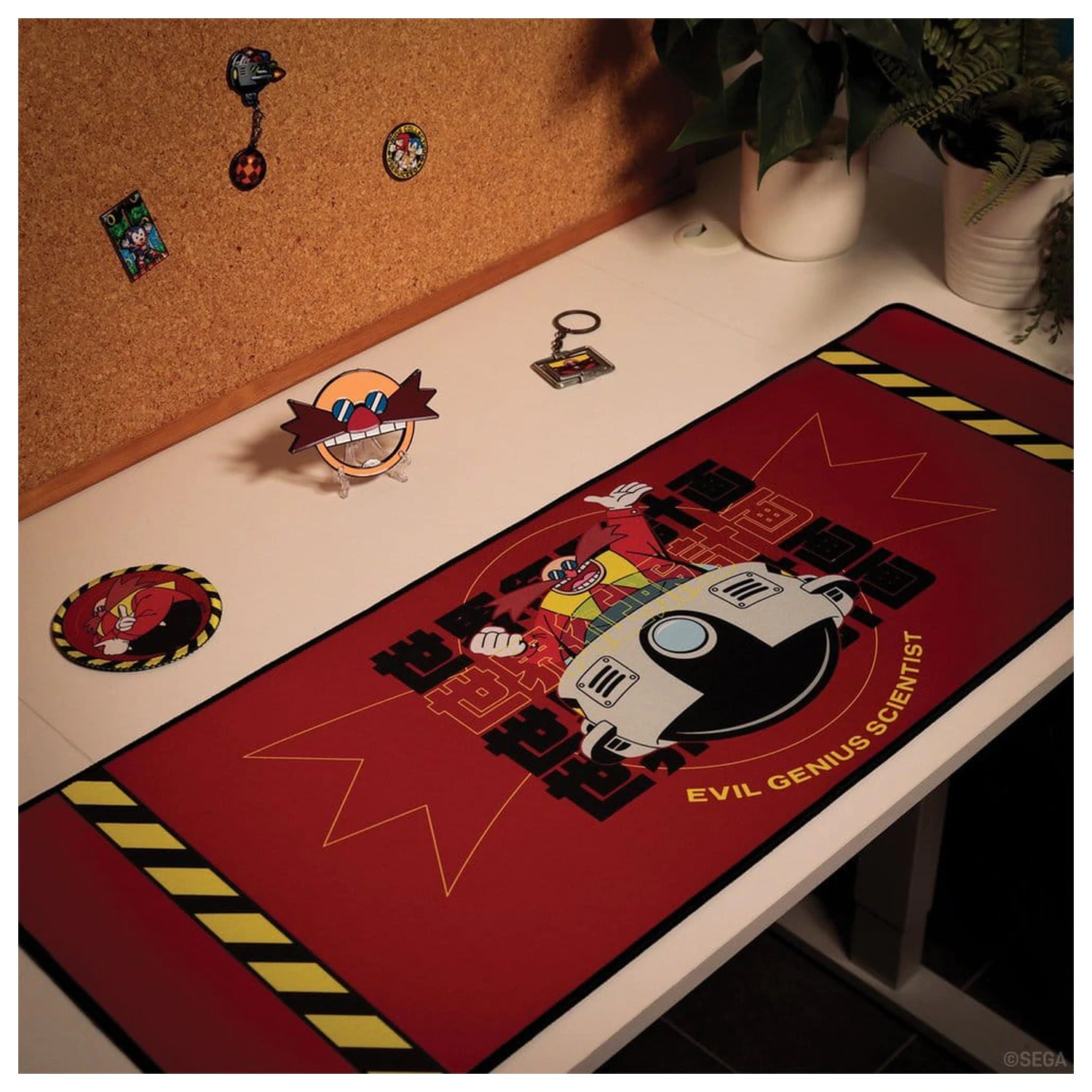 Sonic - The Hedgehog Podloga za mizo in set podstavkov Dr. Eggman fotografija izdelka
