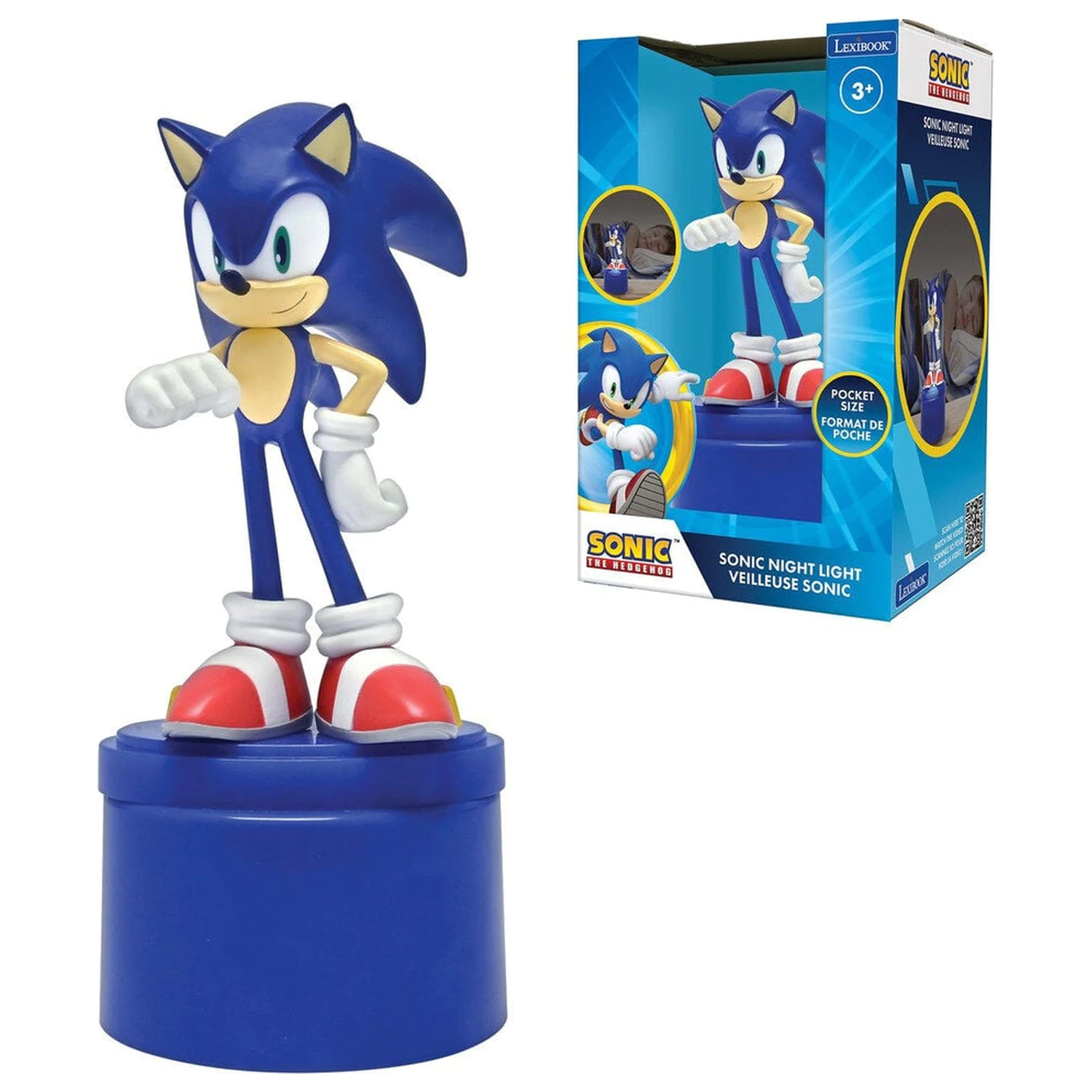 Sonic The Hedgehog nočna lučka fotografija izdelka