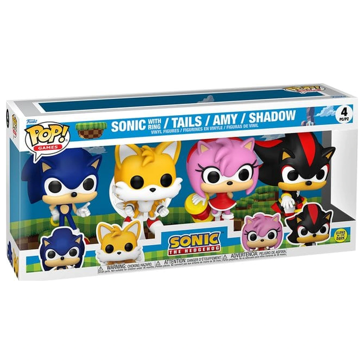 Sonic - The Hedgehog Funko POP! Vinilne figure 4-paket Sonic fotografija izdelka