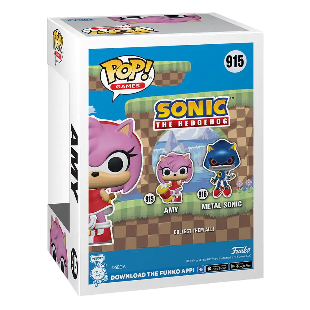 Sonic the Hedgehog POP! Games Vinyl Figurica Amy Rose 9 cm fotografija izdelka