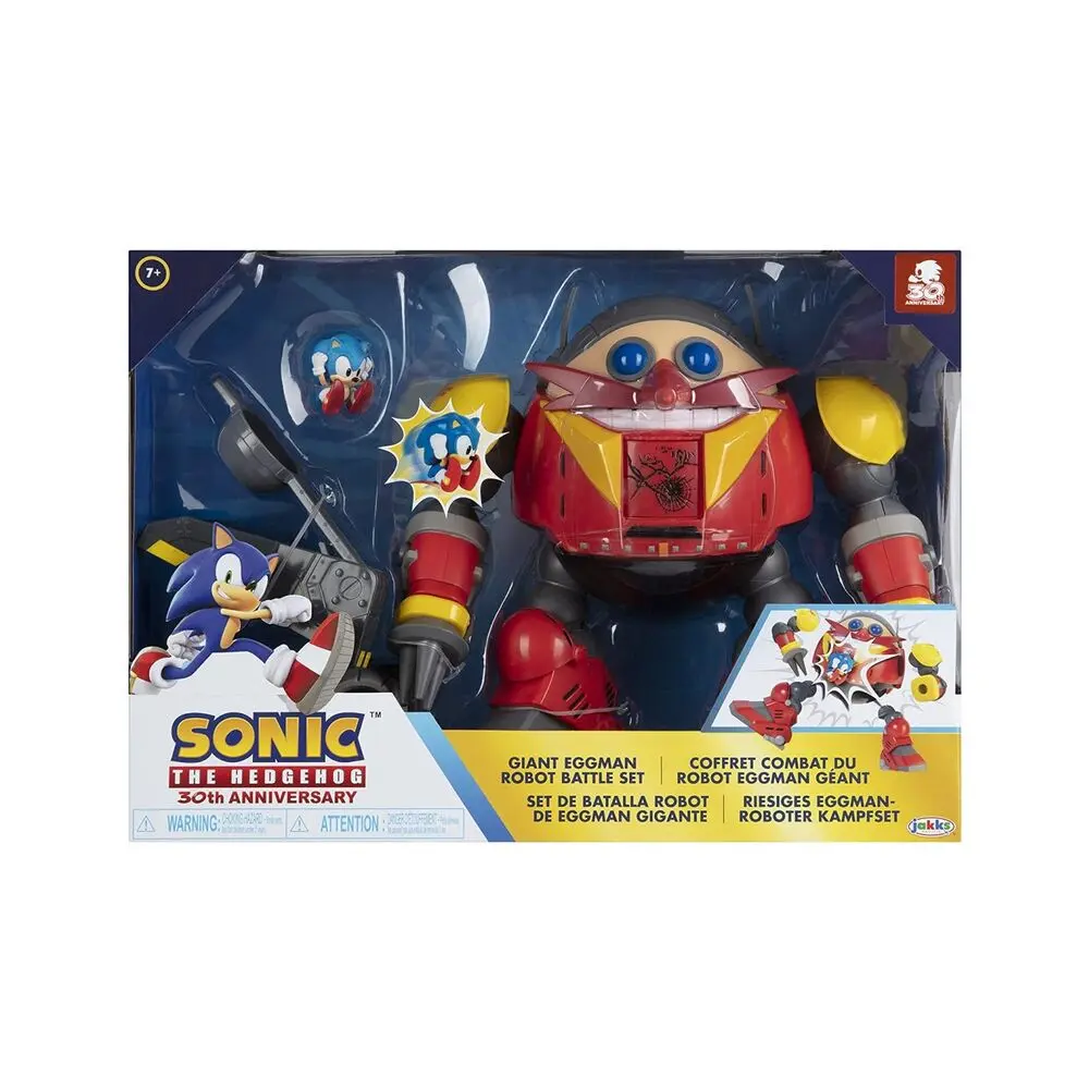 Sonic the Hedgehog Velikanski Robot Eggman proti Sonic Bojni set za igro fotografija izdelka