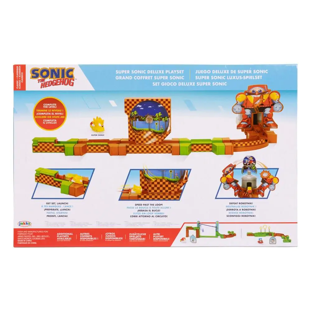 Sonic - The Hedgehog Go Go Racers Mini Figure Igralni set Izstrelitvene rampe Deluxe fotografija izdelka