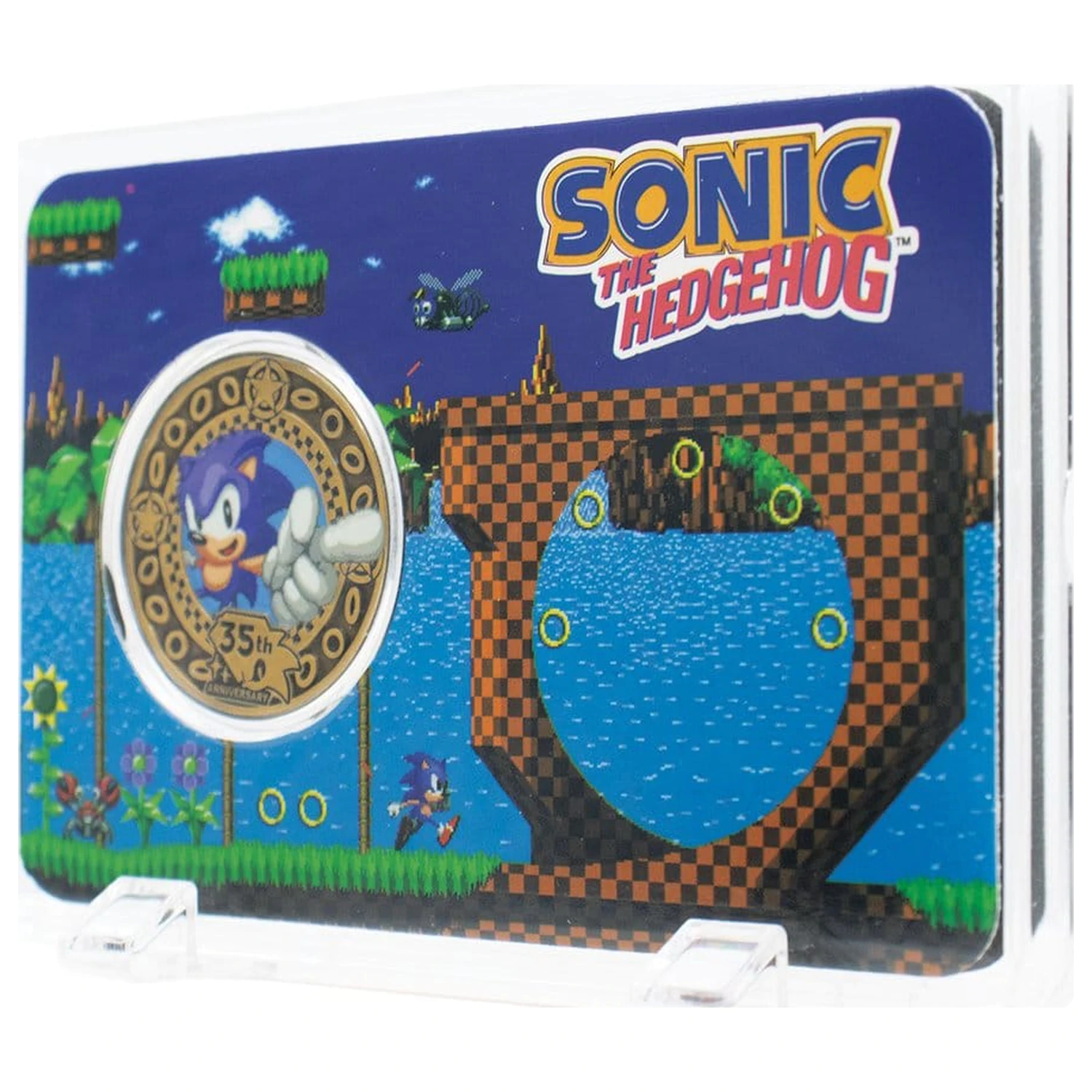 Sonic the Hedgehog Zbirateljski kovanec 35. obletnica Limited Edition fotografija izdelka