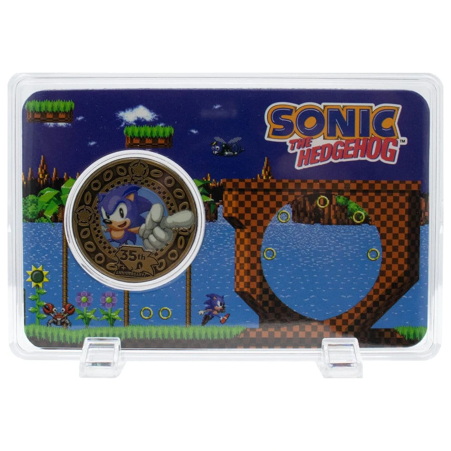 Sonic the Hedgehog Zbirateljski kovanec 35. obletnica Limited Edition fotografija izdelka