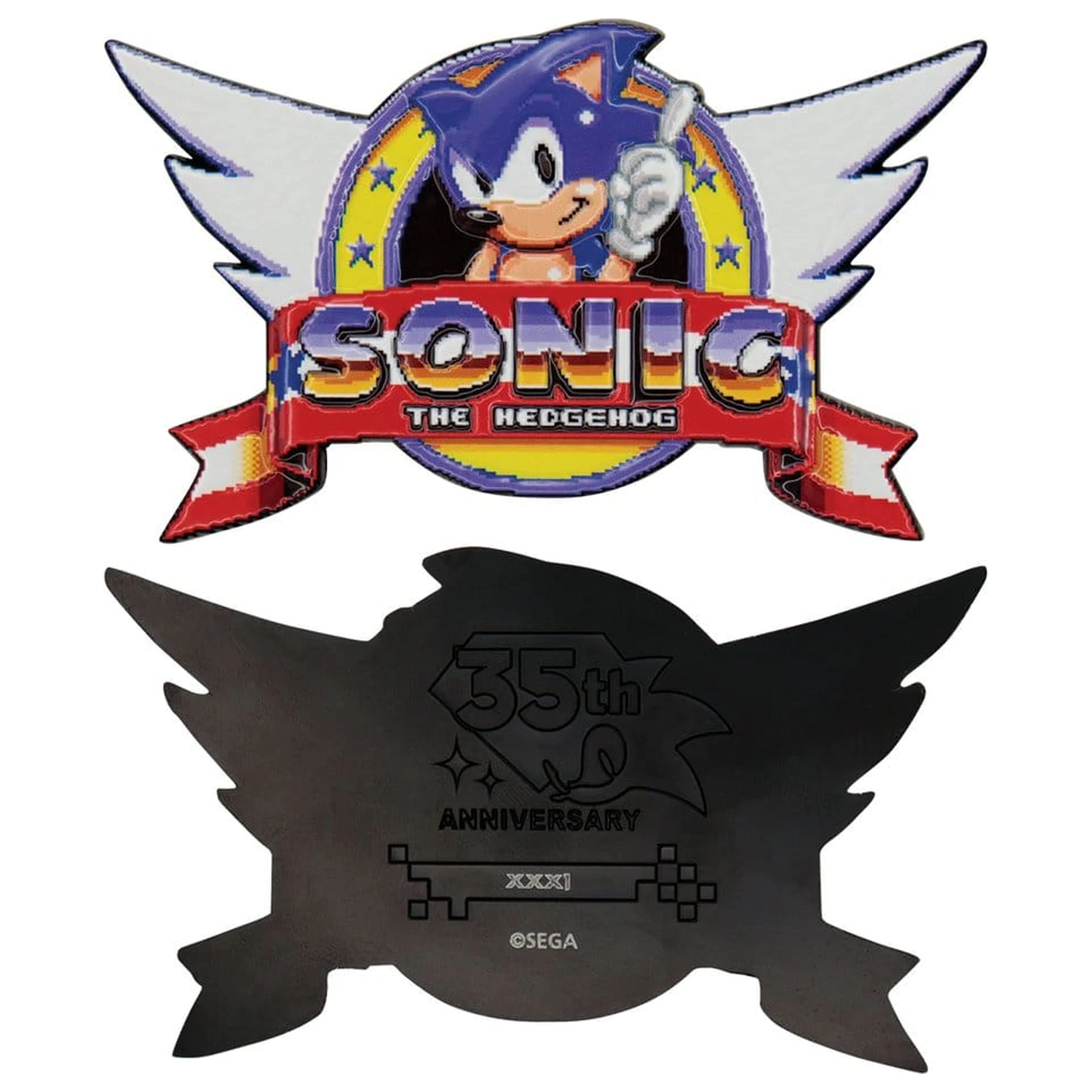 Sonic The Hedgehog Zbirateljski Kovanec Original Logo fotografija izdelka