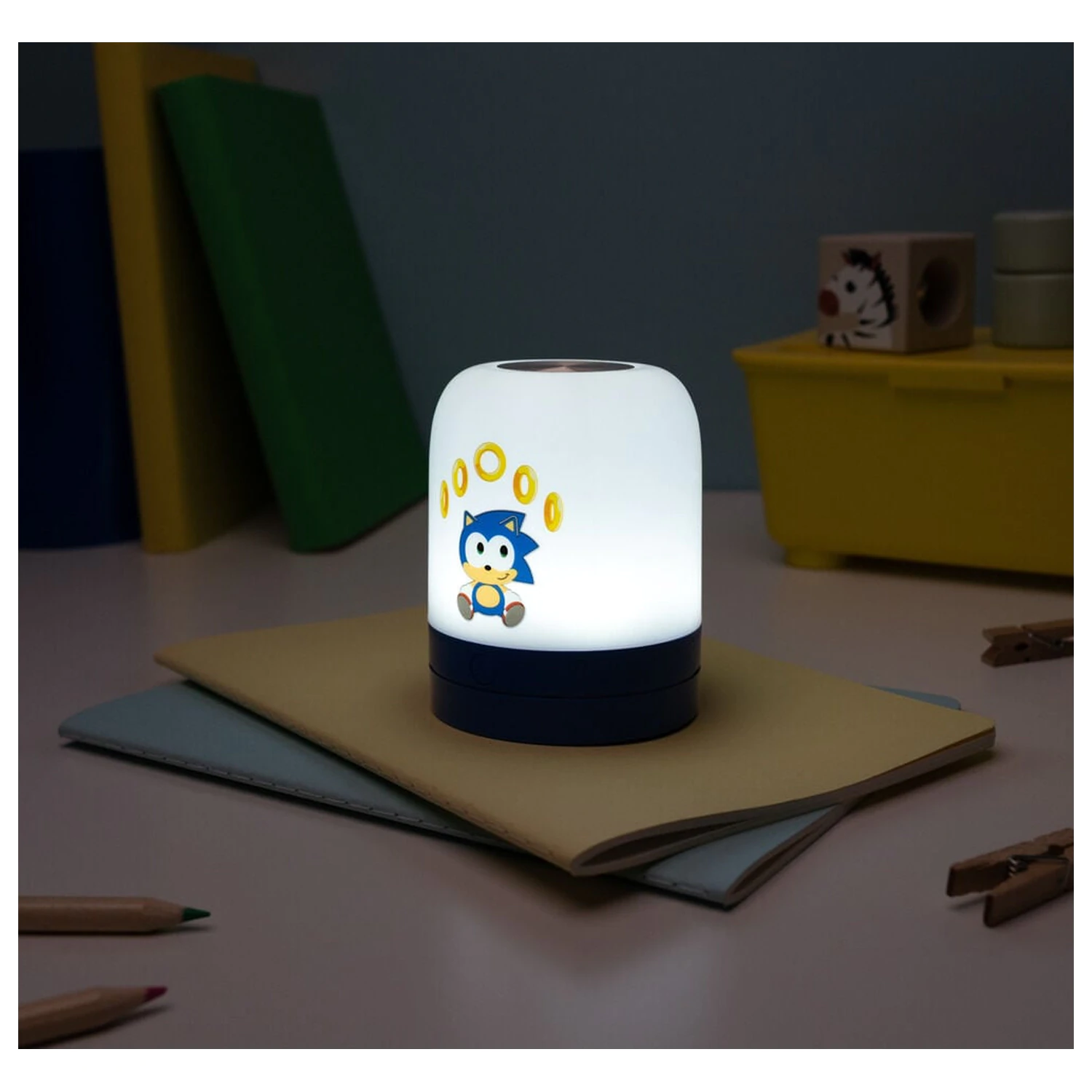 Sonic the Hedgehog ambientalna svetilka fotografija izdelka