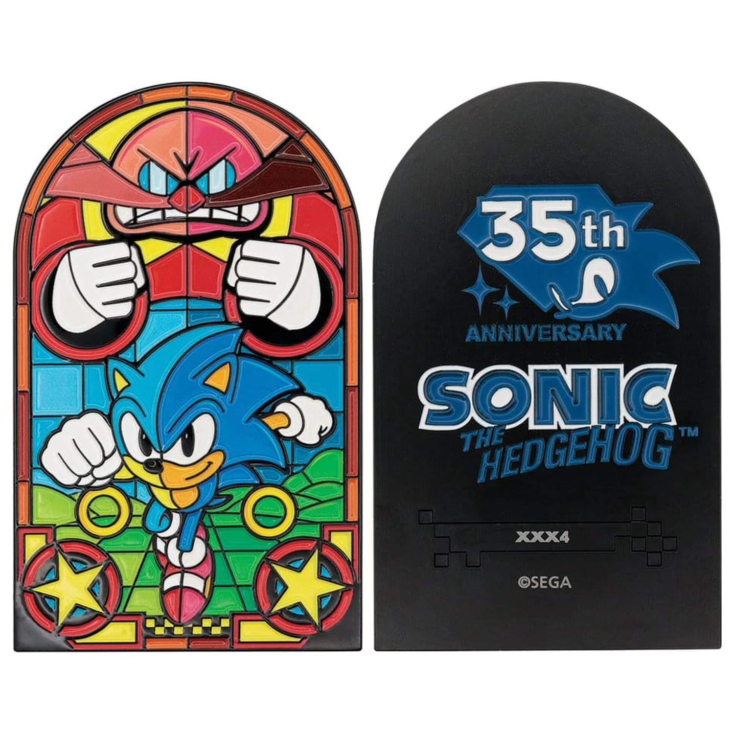 Sonic The Hedgehog Ingot vitraj v slogu okna 60 cm fotografija izdelka