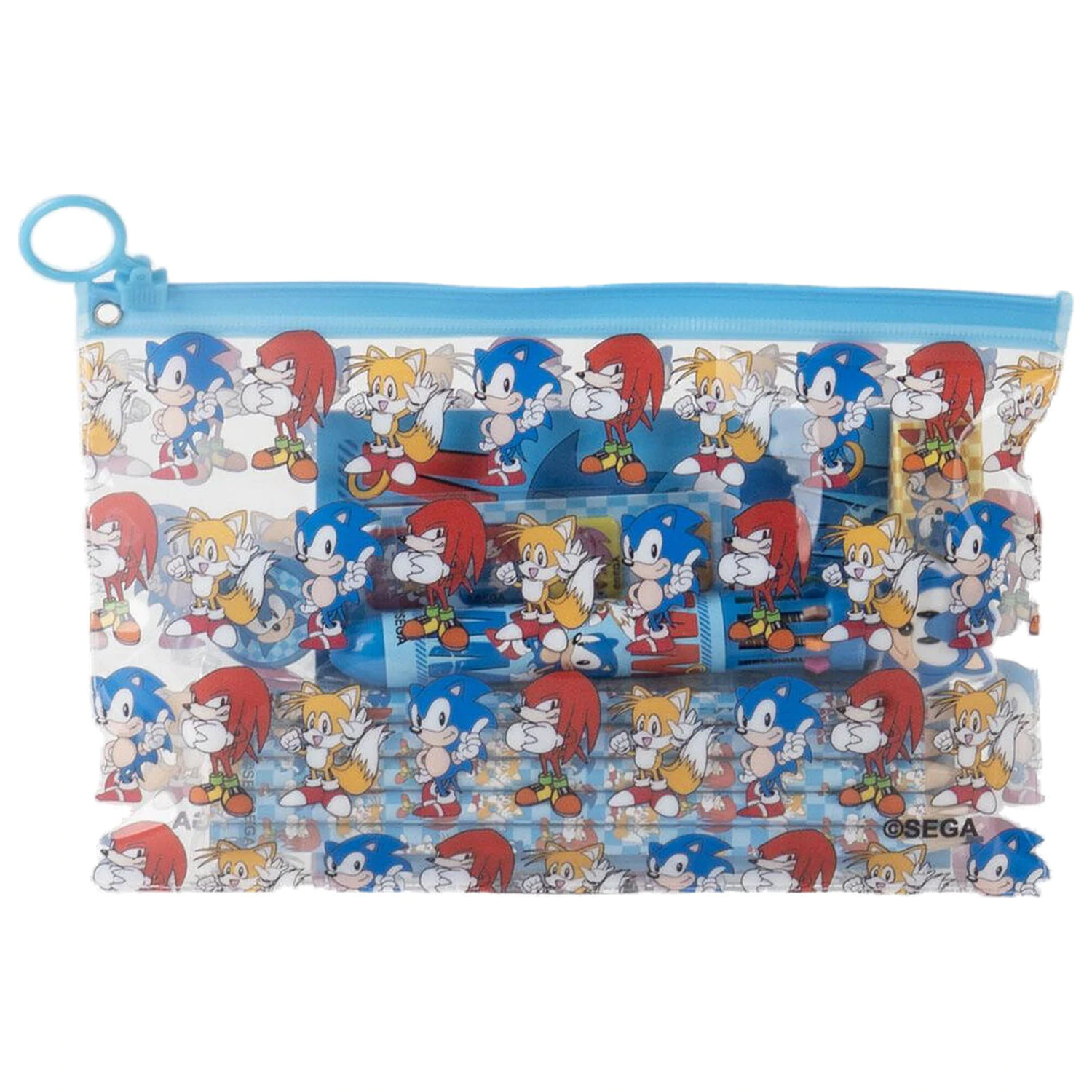 Sonic the Hedgehog set pisarniškega materiala fotografija izdelka