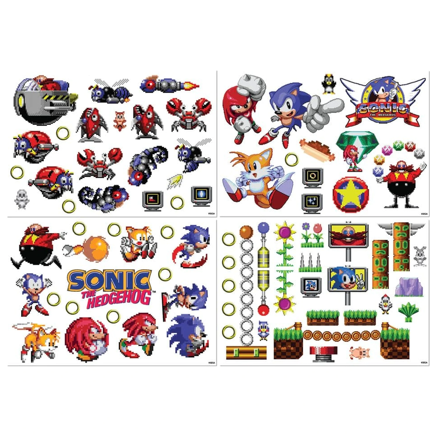 Sonic - The Hedgehog Tehnološki paket nalepk fotografija izdelka