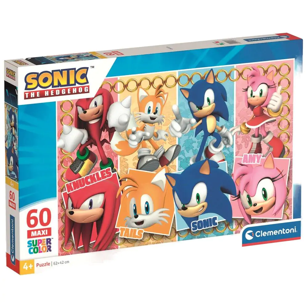 Sonic the Hedgehog maxi sestavljanka 60 kosov fotografija izdelka