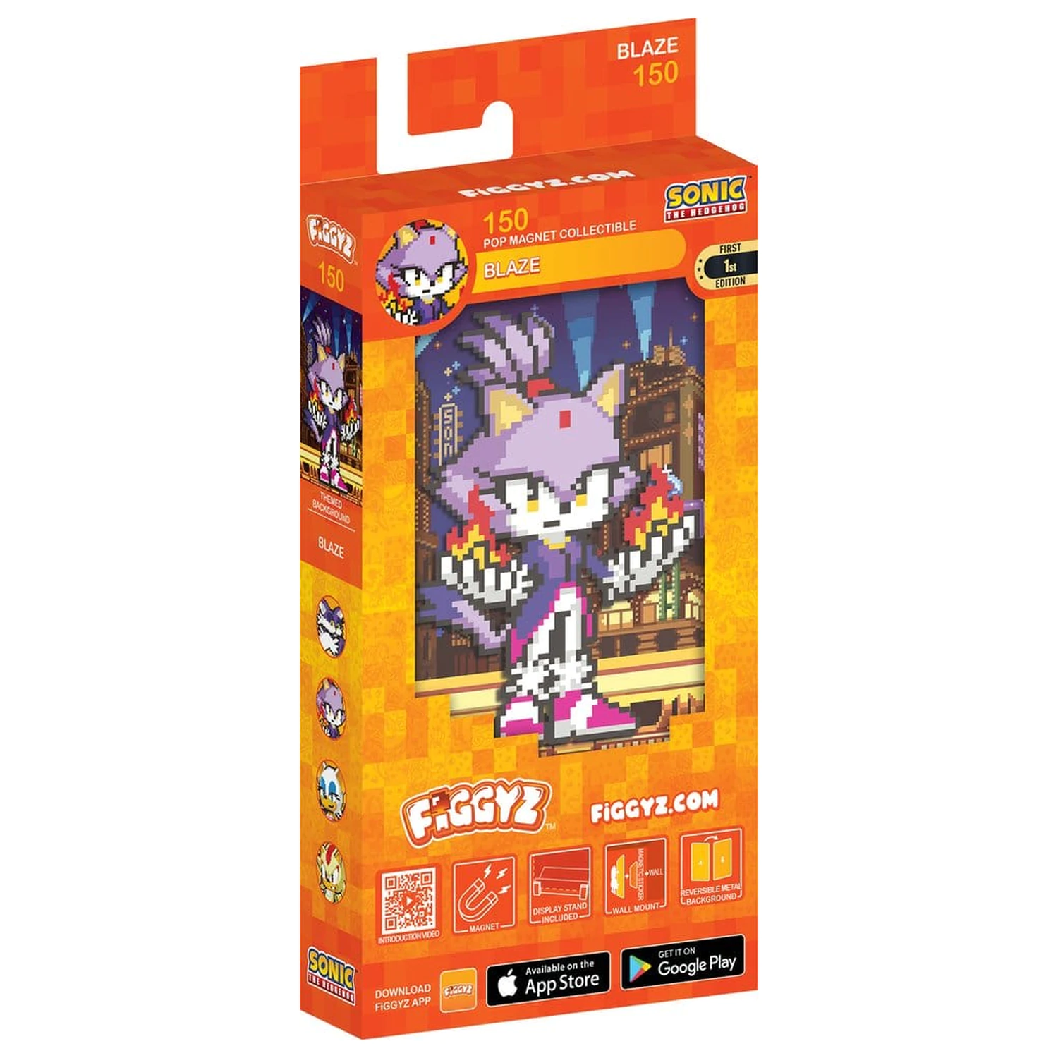 Sonic the Hedgehog (Modern) FiGGYZ Magnetni zbirateljski Blaze the Cat 11 cm fotografija izdelka